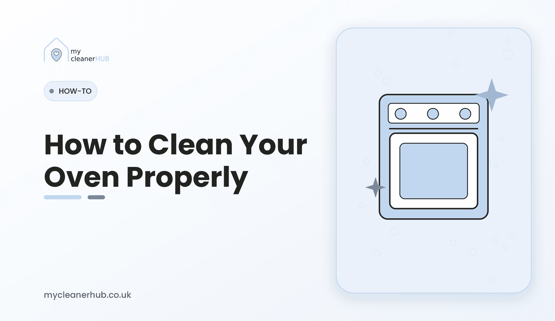 How to clean your oven properly